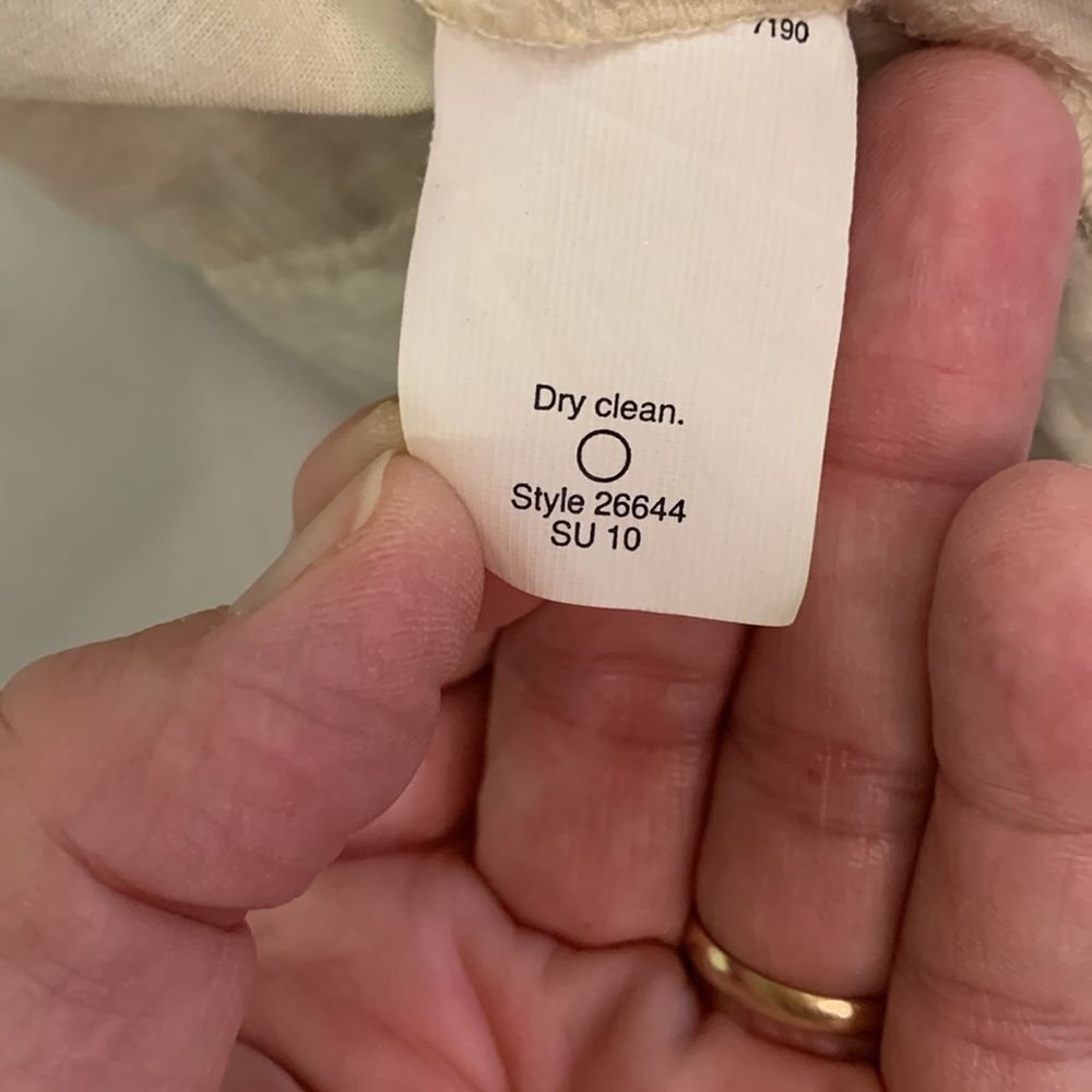 J. Crew Liberty of London Ivory Purple Floral Strapless Tiered Mini Dress Size 0 - Picture 13 of 16